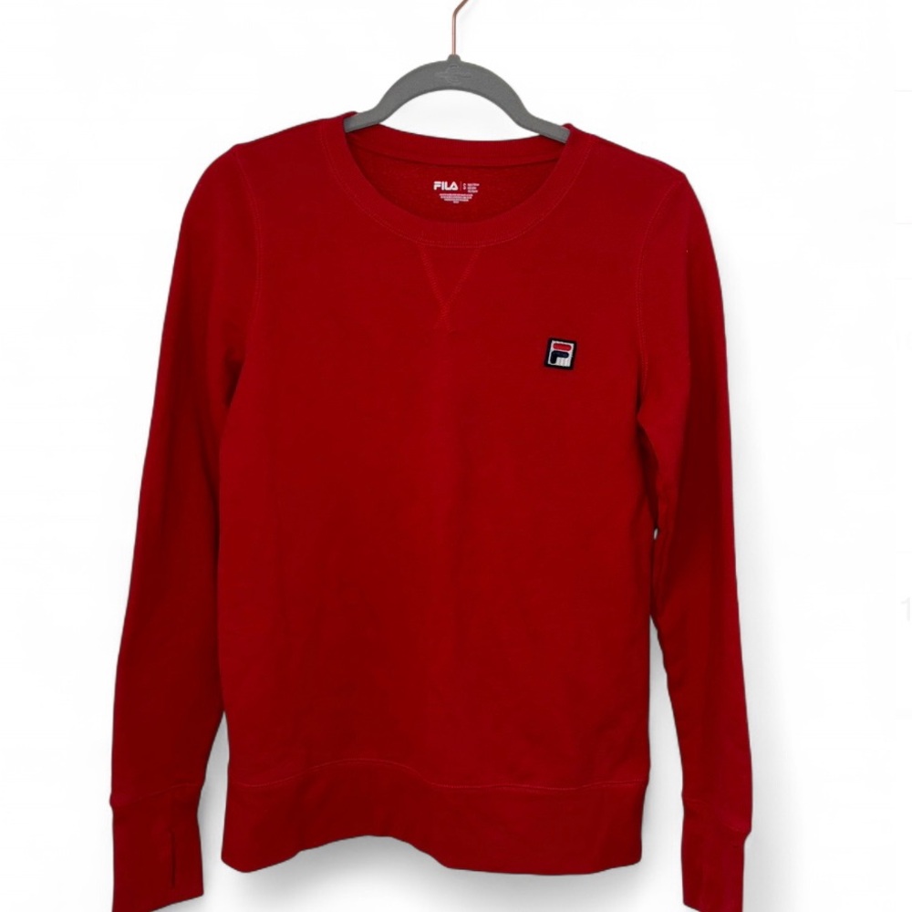 Fila Women's Vibrant Red Sweatshirt